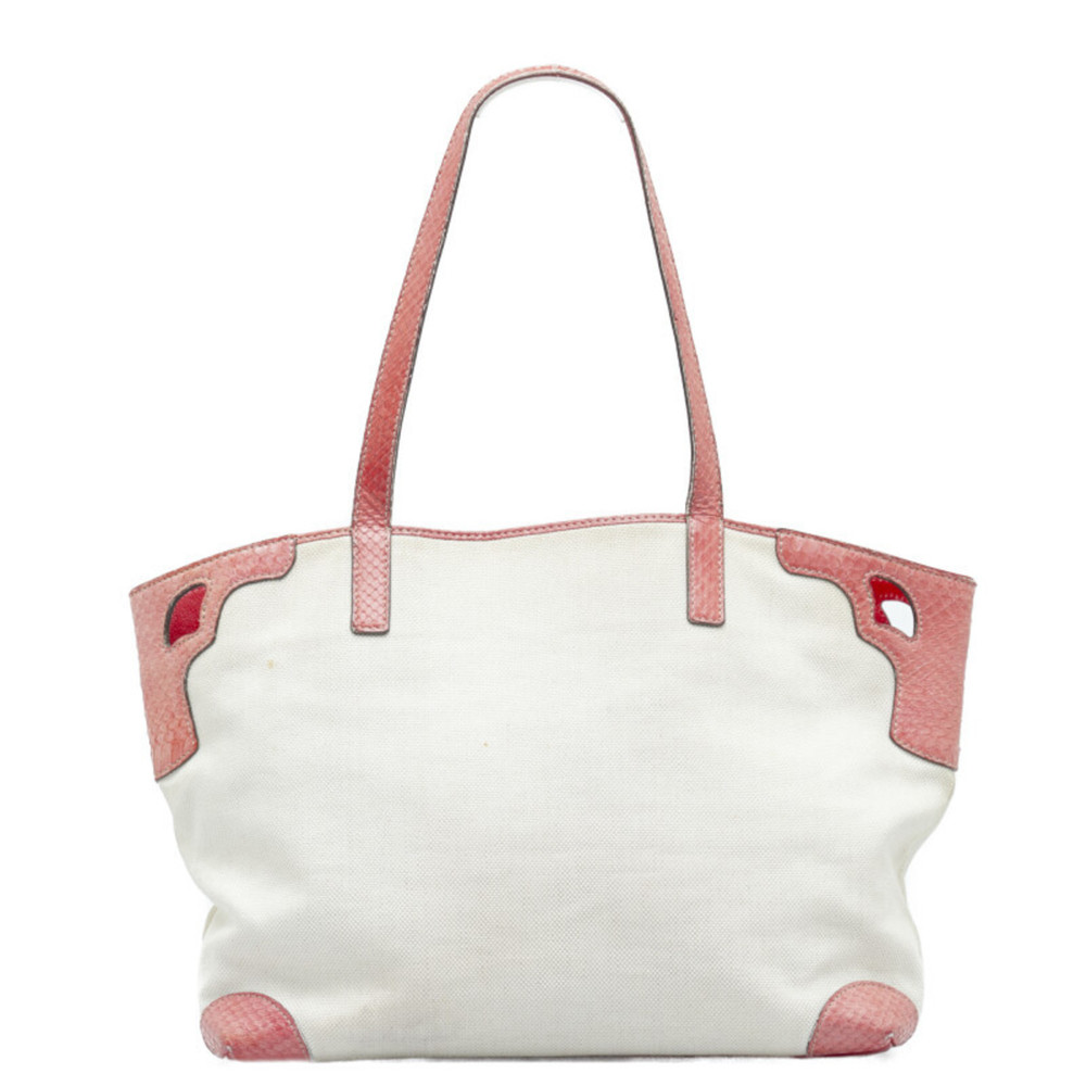 Cartier Marcello Python Embossed Shoulder Bag Tot… - image 3